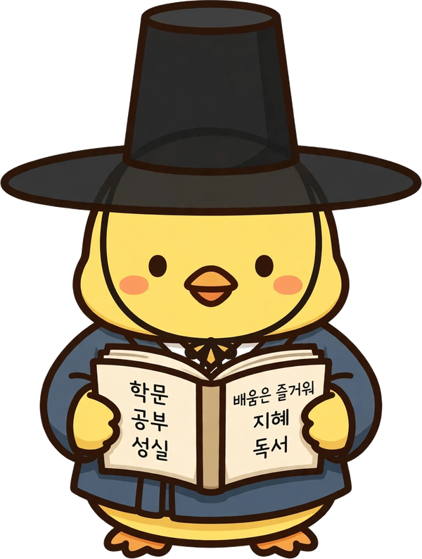 Korean Steps chick mascot